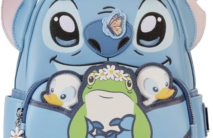 Loungefly Disney Happily Ever After Mini sac à dos Cendrillon, bleu, taille unique