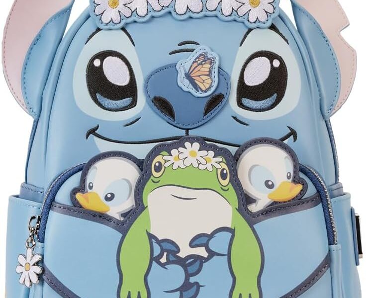 Loungefly Disney Happily Ever After Mini sac à dos Cendrillon, bleu, taille unique