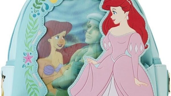 Loungefly - Mini Sac A Dos Disney - Little Mermaid Princess Ariel Lenticular - 0671803466999