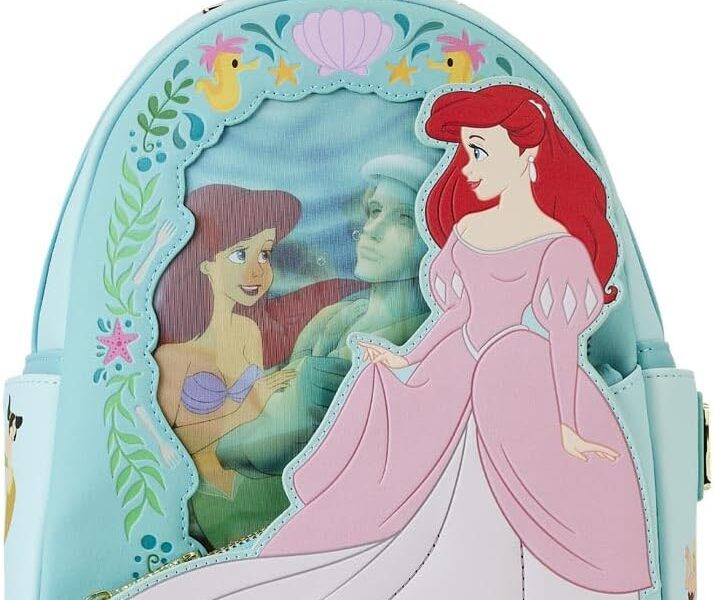 Loungefly - Mini Sac A Dos Disney - Little Mermaid Princess Ariel Lenticular - 0671803466999
