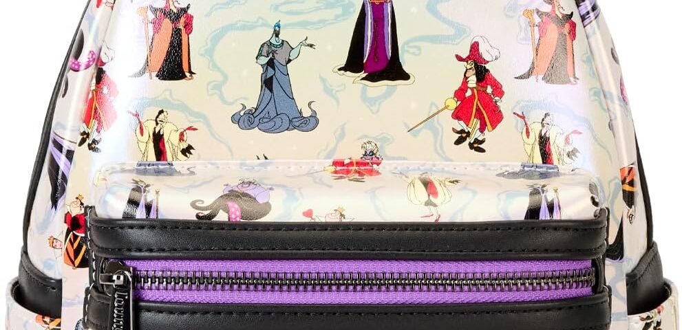Loungefly Disney Villains Mini sac à dos irisé