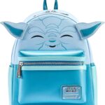 Loungefly Disney - Star Wars - Hologram Yoda - Backpack - Exclusivité Amazon - Sac Mignon à Collectionner - Idée de Cadeau - Produits Officiels - pour Les Garçons, Girls Les Hommes et Les Femmes