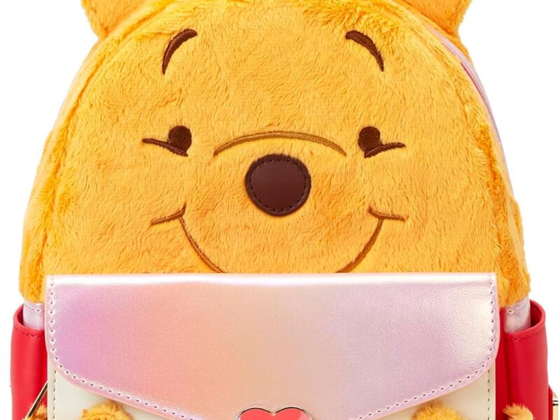 Loungefly Disney Winnie l'ourson Love Letter Mini sac à dos, Multicolore