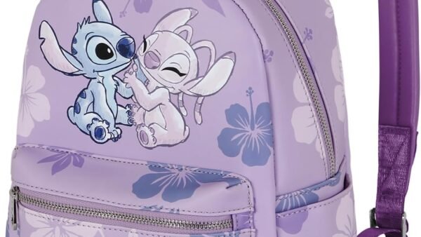 Disney Lilo et Stitch Stitch & Angel-Sac à dos Fashion Petit, Rose