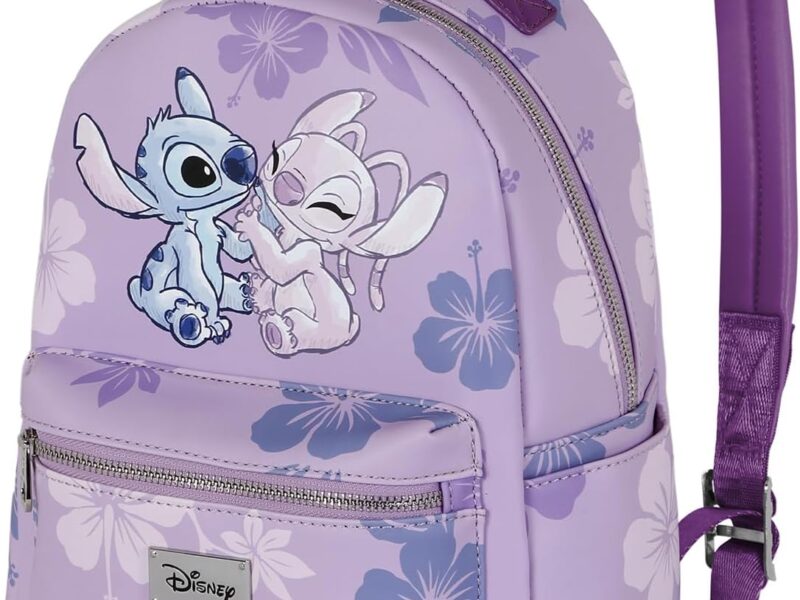 Disney Lilo et Stitch Stitch & Angel-Sac à dos Fashion Petit, Rose