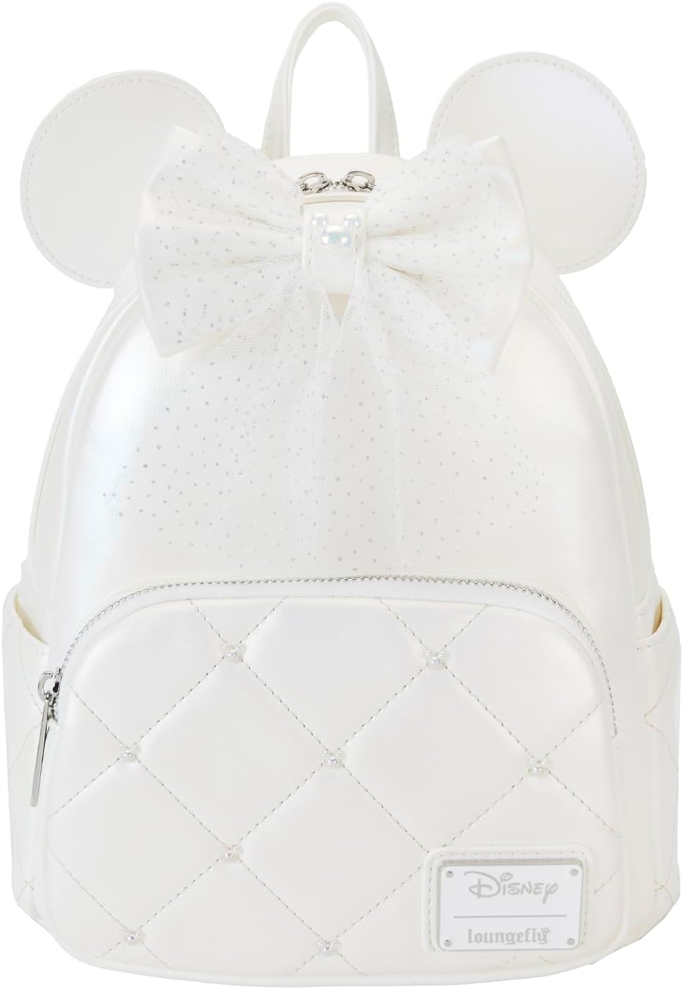 loungefly Disney Minnie Mouse Iriscent Wedding Mini sac à dos