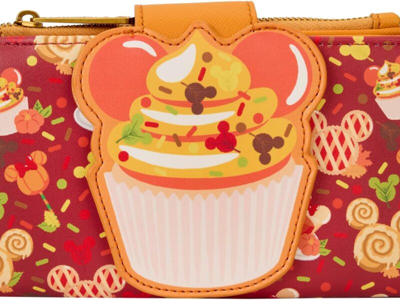 Loungefly Disney: Sweet Treats - Bifold Wallet - Mickey Mouse - Exclusivité Amazon - Porte-Monnaie Mignon à Collectionner - Idée de Cadeau - Étui Porte Cartes avec Plusieurs Fentes pour Les Cartes