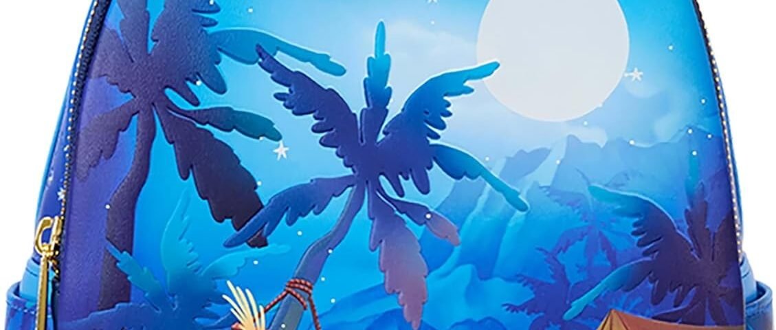 Loungefly Disney Stitch Camping Cuties Glow Mini sac à dos | Lilo & Stitch Sacs et sacs à dos