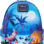 Loungefly Disney Stitch Camping Cuties Glow Mini sac à dos | Lilo & Stitch Sacs et sacs à dos