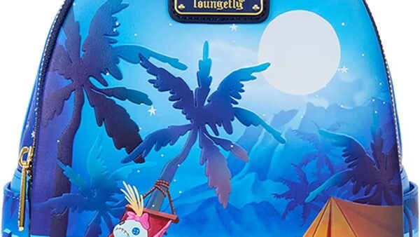 Loungefly Disney Stitch Camping Cuties Glow Mini sac à dos | Lilo & Stitch Sacs et sacs à dos