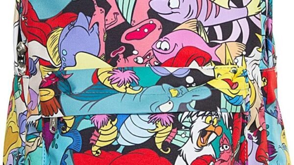 Loungefly Petite Sirène Disney Sac à dos Modèle de caractères allover