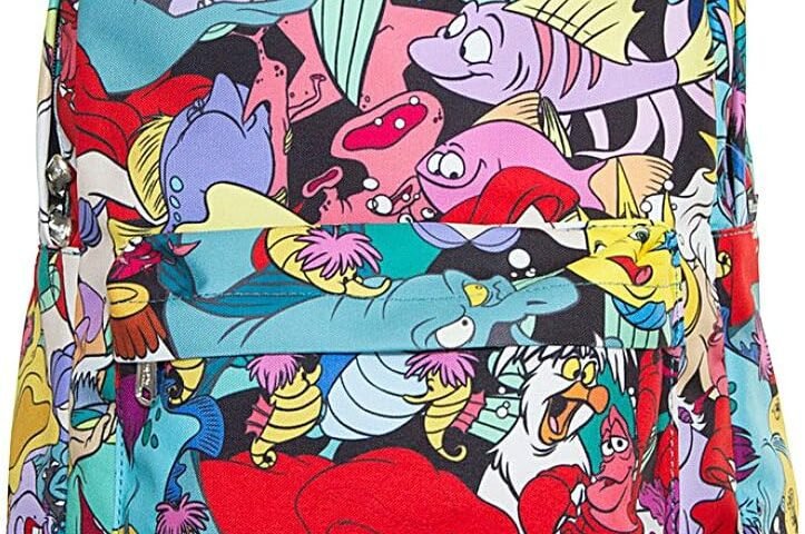 Loungefly Petite Sirène Disney Sac à dos Modèle de caractères allover