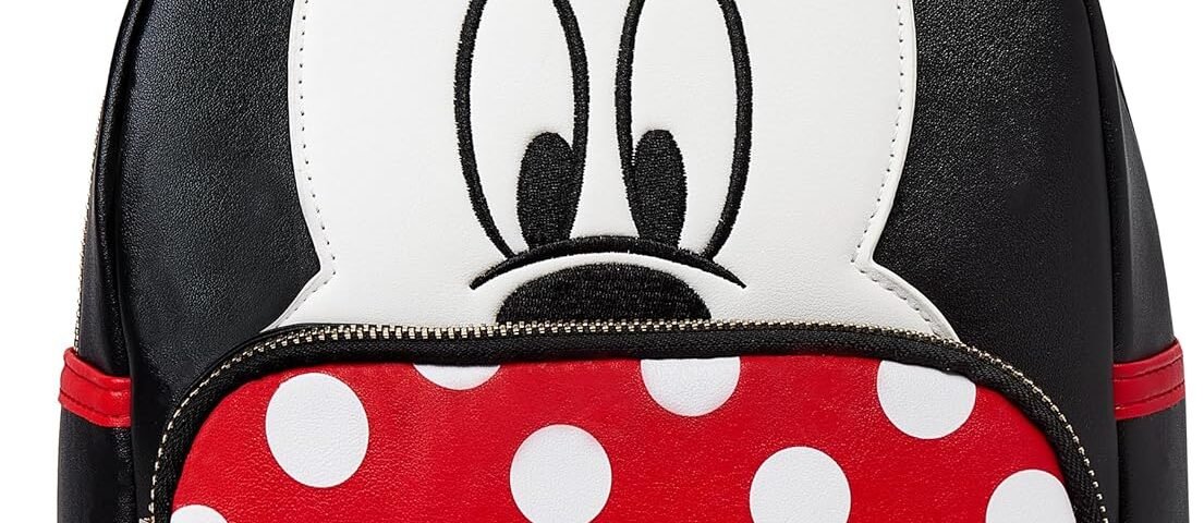 Disney Sac à dos Minnie Mouse | Sac à dos Minnie Mouse Femme| Sac à main pour femme | Taille unique Noir