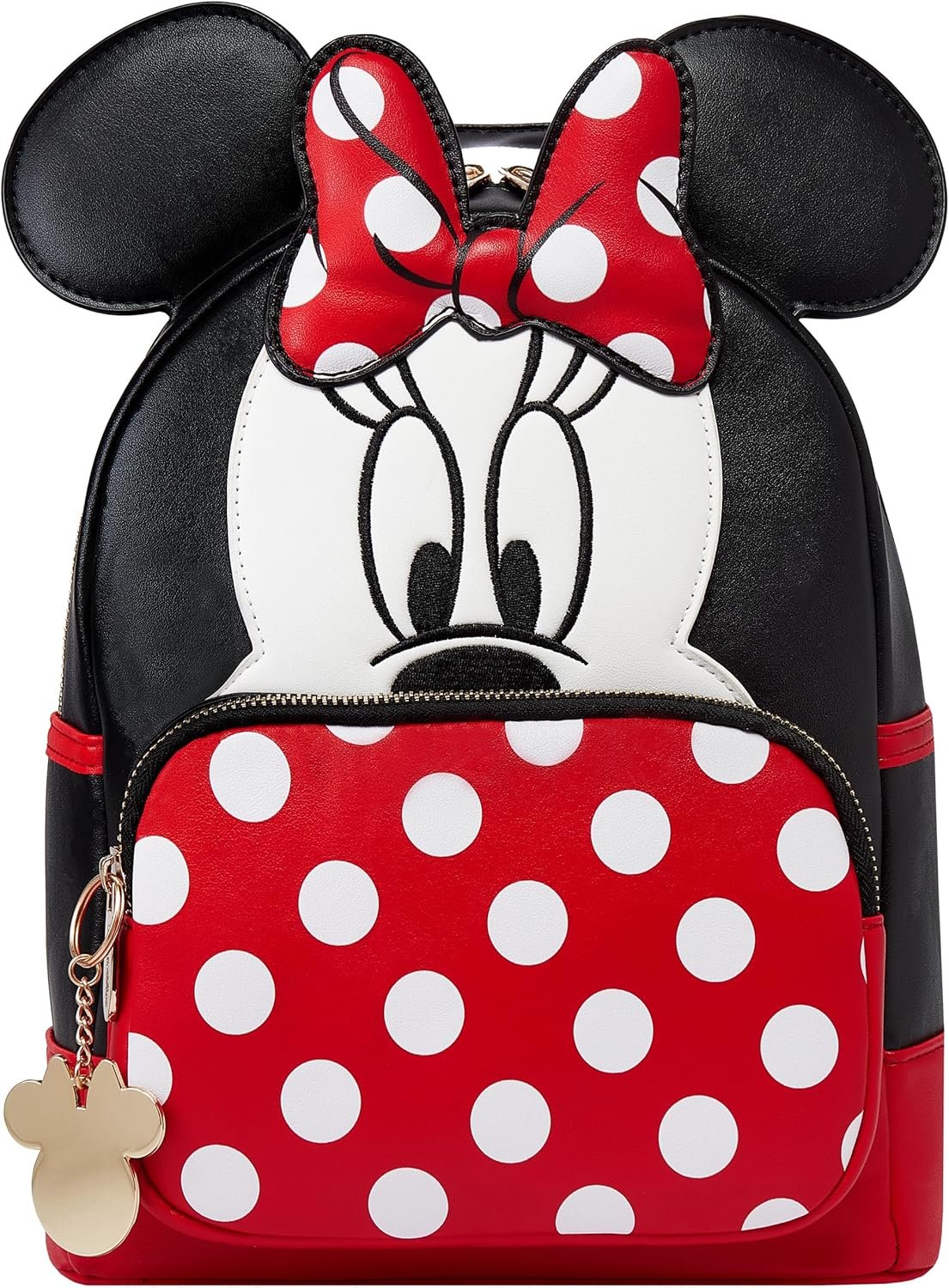 Disney Sac à dos Minnie Mouse | Sac à dos Minnie Mouse Femme| Sac à main pour femme | Taille unique Noir