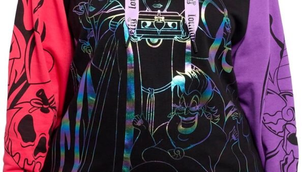 Loungefly Disney Villains Color Block Sweat à capuche XL