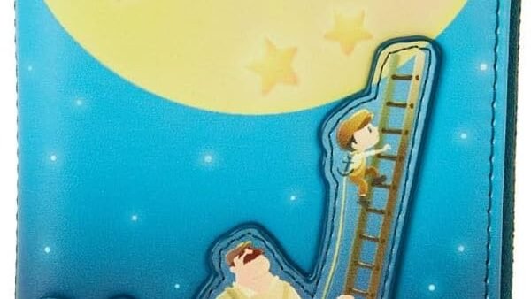 Disney by Loungefly Porte-Monnaie La Luna Glow, Noir, Fermeture éclair sur Le
