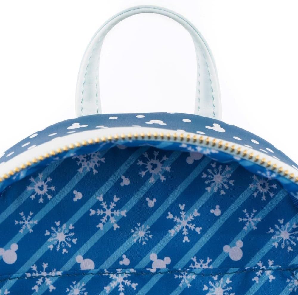 LOUNGEFLY Mochila Mickey Minnie Snowman Disney 26cm
