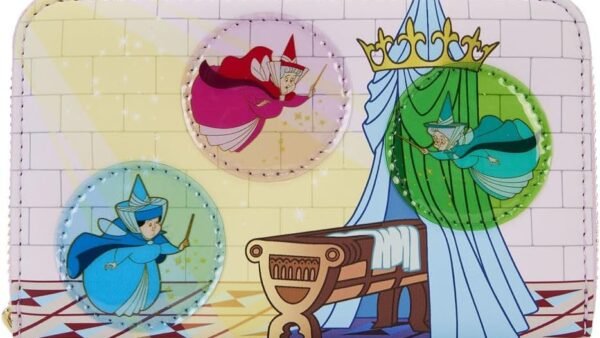 Loungefly - Portefeuille Disney - Belle Aux Bois Dormant Stained Glass Castle - 0671803476547