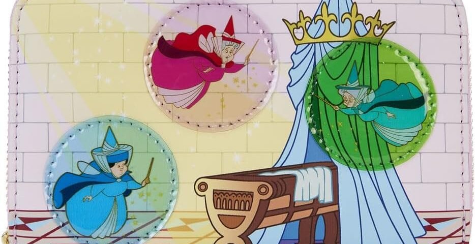 Loungefly - Portefeuille Disney - Belle Aux Bois Dormant Stained Glass Castle - 0671803476547