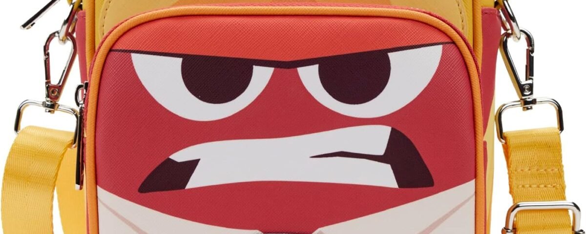 Loungefly: Disney Pixar - Inside Out - Anger Cosplay Passport Bag