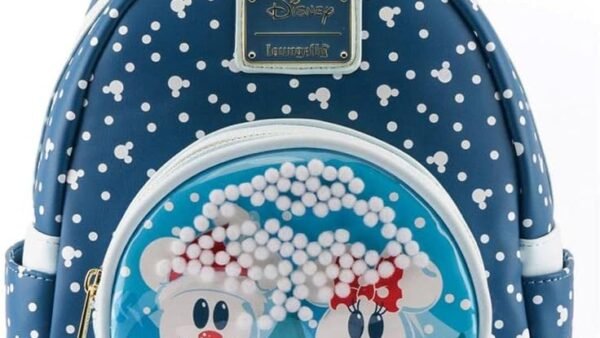 LOUNGEFLY Mochila Mickey Minnie Snowman Disney 26cm