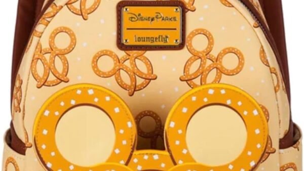 Loungefly - Disney - Mickey Mouse Theme Park Pretzel - Fashion Mini Backpack