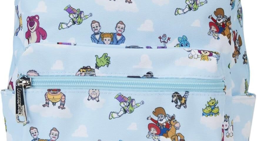 Loungefly Toy Story Movie Collab All Over Print Nylon Mini Backpack