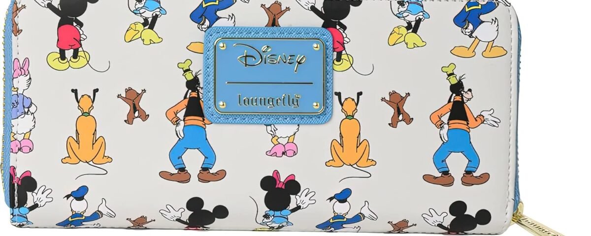 Loungefly Disney Mickey Mouse Friends Forward and Backward Mini sac à dos portefeuille