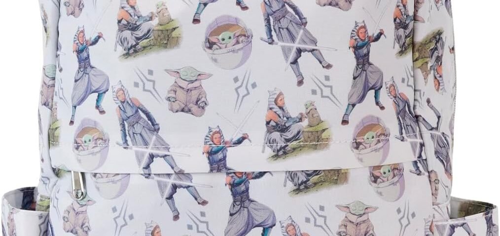 Loungefly Disney: Backpack: Star Wars: Ahsoka AOP - Sac Mignon à Collectionner - Idée de Cadeau - Produits Officiels - pour les Garçons, Girls