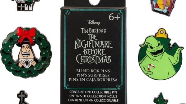 Loungefly - Walt Disney - Jack Skellington - The Nightmare Before Christmas - Seasonal - Enamel Pin Set - The Nightmare Before Christmas - Boîte Mystère Pin en Émail - Broche Fantaisie et Sacs