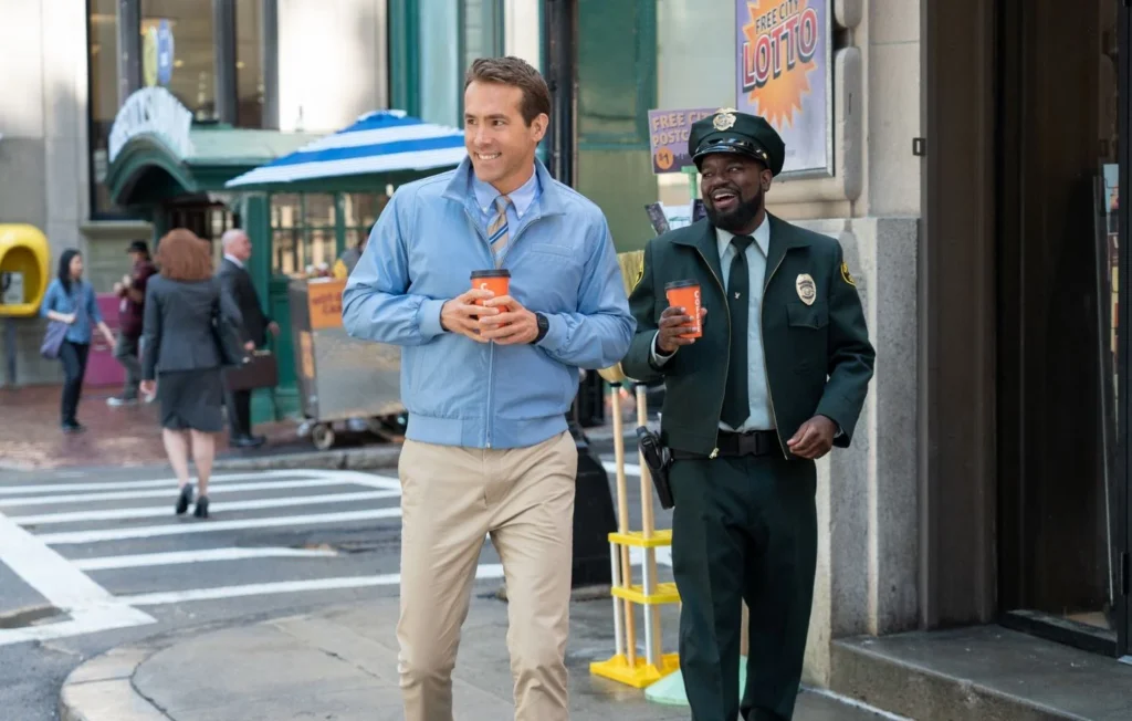 1444x920 ryan reynolds lil rel howery free guy shawn levy