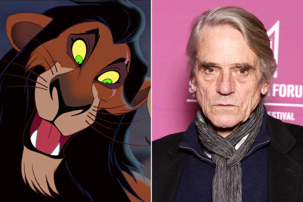 Le Roi Lion : Jeremy Irons Revient Sur La Colère Que Lui A Inspirée Le Design De Scar — Un Vilain Iconique, Mais Une Apparition Qui L’a Laissé Pantois !