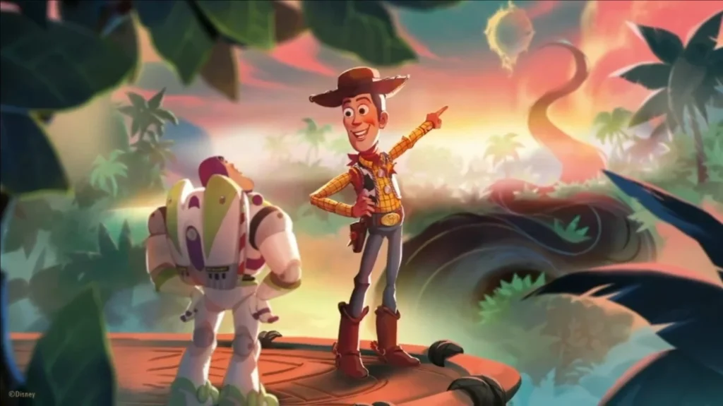 Disney Lorcana : Toy Story Et Pixar Débarquent Dans L’extension Contrées Inconnues Au Printemps 2026, Après Gargoyles Et Winterspell