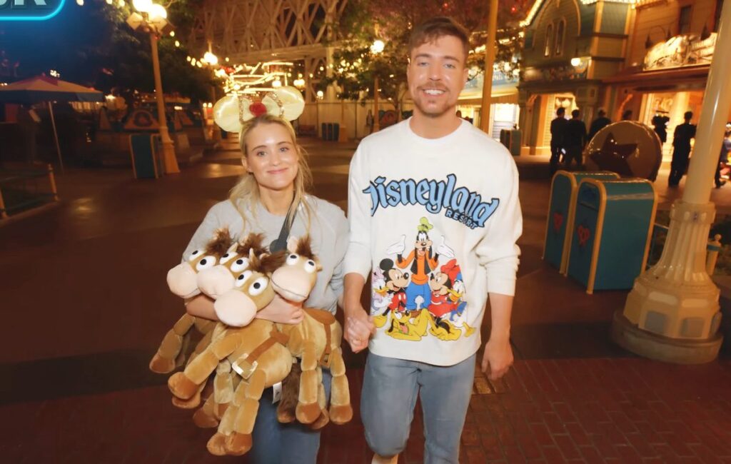 Mr Beast Disney California Adventure theme park courtesy of Mr. Beast