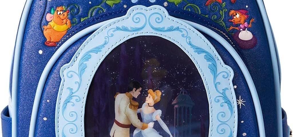 Mini sac � dos lenticular Funko Loungefly Disney 75th Anniversary Cinderella