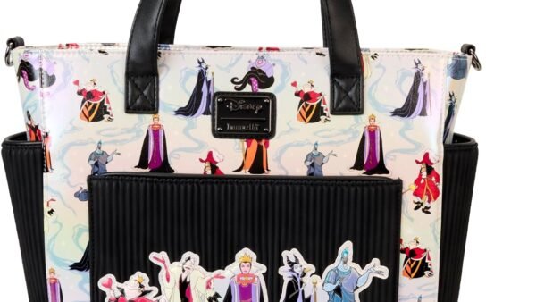 Loungefly Disney Villains AOP Sac à dos convertible et sac fourre-tout