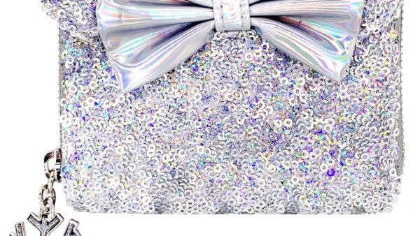 Loungefly X LASR Exclusive Disney Holographic Sequin Minnie Wallet