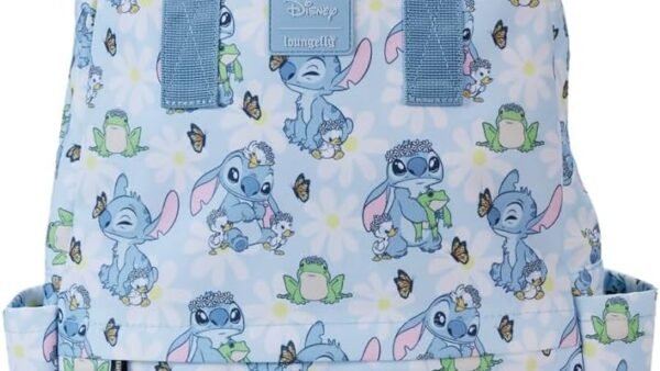 Loungefly Disney by sac à dos Mini Lilo and Stitch Springtime AOP