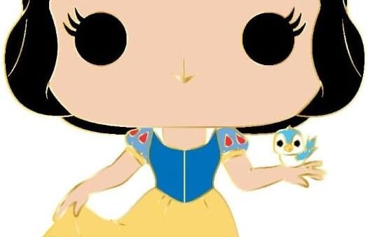 Loungefly Funko DISNEY SNOW WHITE LARGE ENAMEL PIN-JO - Snow White - Blanche-Neige Pin en Émail - Broche Fantaisie Mignonne à Collectionner - pour les Sacs à Dos et Sacs - Idée de Cadeau