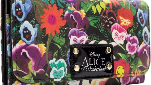 Disney Alice In Wonderland Floral vert Portefeuille