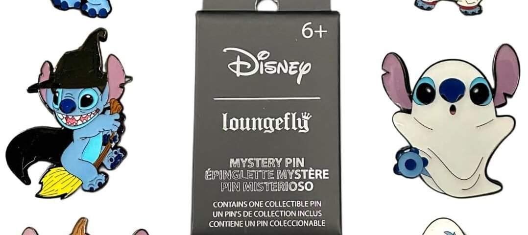 Loungefly Funko - Stitch - Disney: Stich Halloween - Blind Box Enamel Pin - Lilo And Stitch - Boîte Mystère Pin en Émail - Broche Fantaisie Mignonne à Collectionner - pour les Sacs à Dos et Sacs