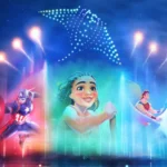 Cascade of Lights Disneyland Paris