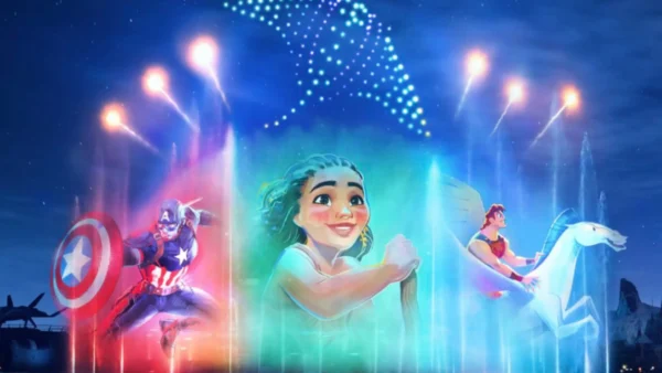 Cascade of Lights Disneyland Paris scaled