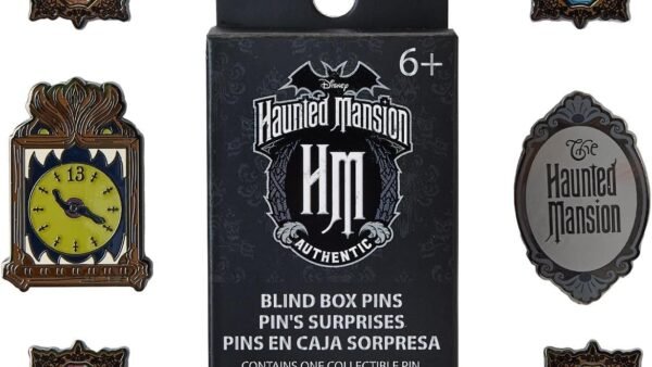 Loungefly Disney - Haunted Mansion - Blind Enamel Pin Purchase - Haunted Mansion Pin en Émail - Broche Fantaisie Mignonne à Collectionner - pour Les Sacs à Dos et Sacs - Idée de Cadeau - Movies Fans