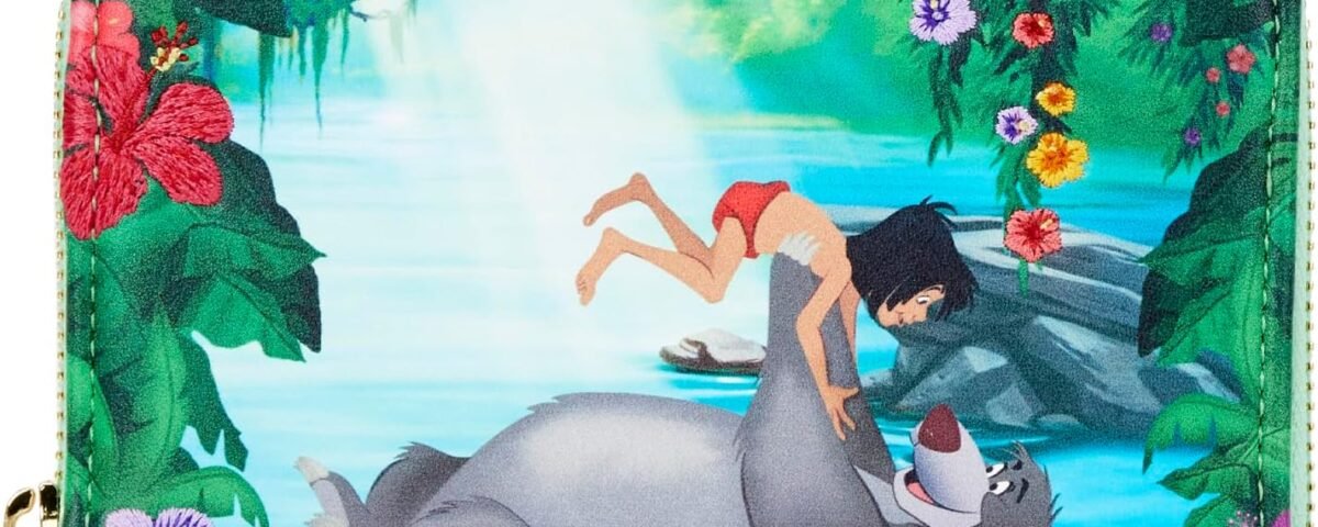 Loungefly Disney Jungle Book Bare Necessities Portefeuille zippé