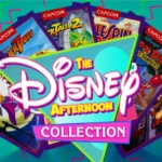 Boîte du jeu vidéo The Disney Afternoon Collection, présentant des classiques de la NES Capcom comme DuckTales et Chip'n Dale, avec des couvertures disposées en éventail. Un plaisir nostalgique pour les fans de la Nintendo Switch et les passionnés de Disney.