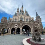 Tokyo Disneyland Castle Daytime Rear Wide View Sorcerer Mickey