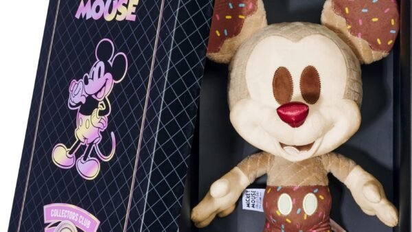 Simba 6315870311 Disney Mickey Mouse Crème Glacée Édition Juin Exclusivité Amazon Figurine en Peluche 35 cm Coffret Cadeau Édition Limitée Collector
