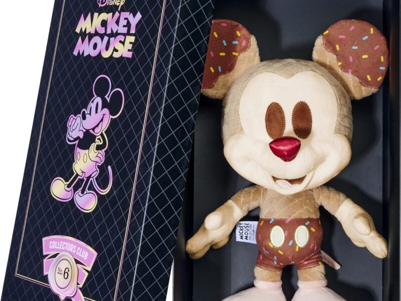 Simba 6315870311 Disney Mickey Mouse Crème Glacée Édition Juin Exclusivité Amazon Figurine en Peluche 35 cm Coffret Cadeau Édition Limitée Collector