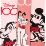 Disney Minnie Mouse Lot de 3 paires de chaussettes pour femme Rose